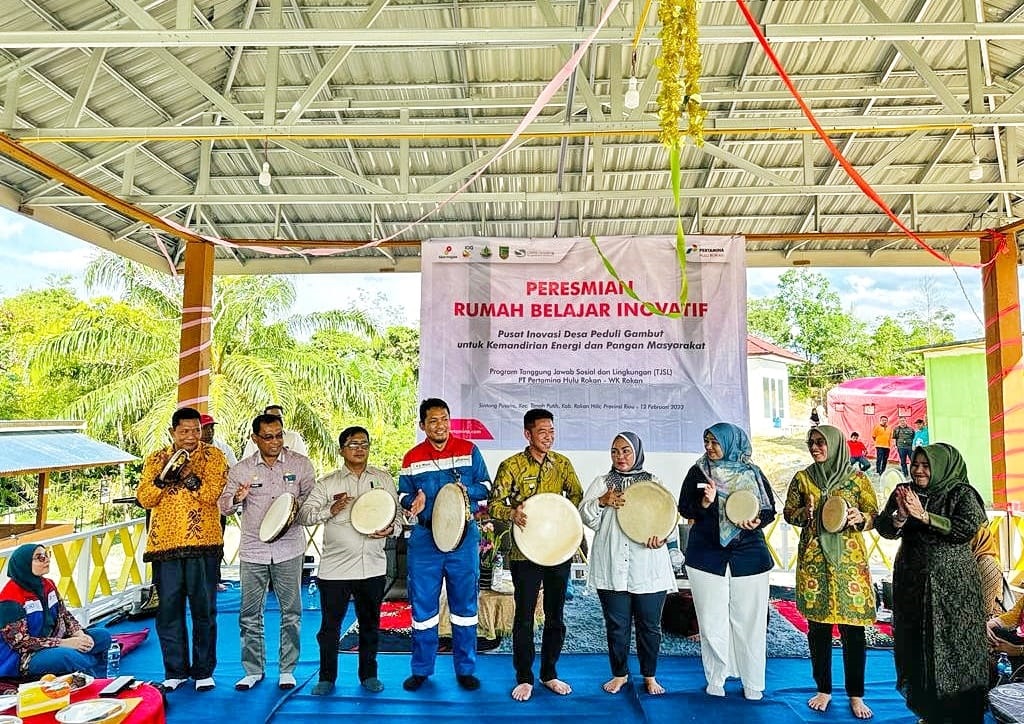 Dukung Potensi Masyarakat, PHR Resmikan Rumah Belajar Inovatif di Rohil