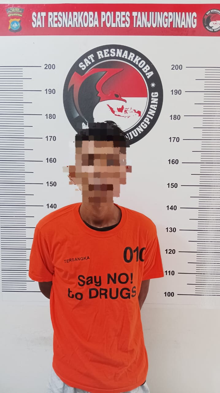 Gerak Cepat Unit Sat Res Narkoba Polresta Tanjungpinang Ringkus Pelaku Kasus Narkoba