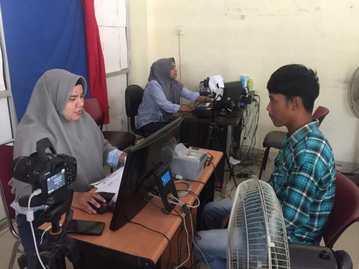 Disdukcapil Siak Buka Pelayanan Pembuatan E-KTP di Hari Libur