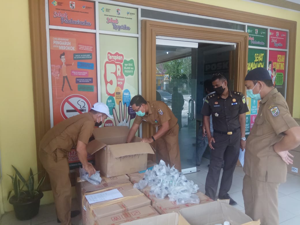 Diskes Pelalawan Terima Kiriman Alkes dari Jakarta