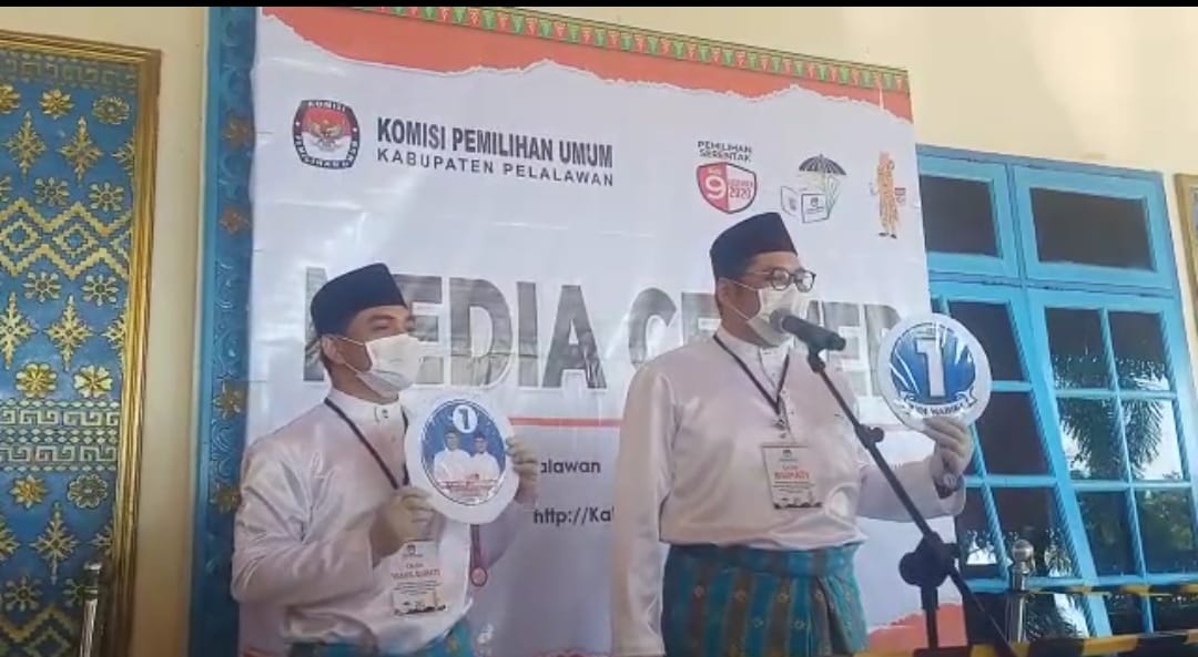 Dapat Nomor Urut Satu Ridi - Habibi Siap Jadi Bupati Pelalawan