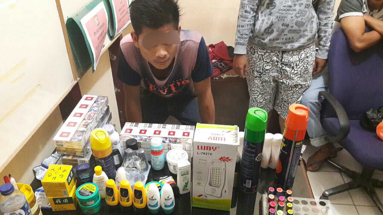 Polisi Ringkus Seorang Pencuri Barang Dagangan di Tembilahan Hulu, 2 Pelaku Masih DPO