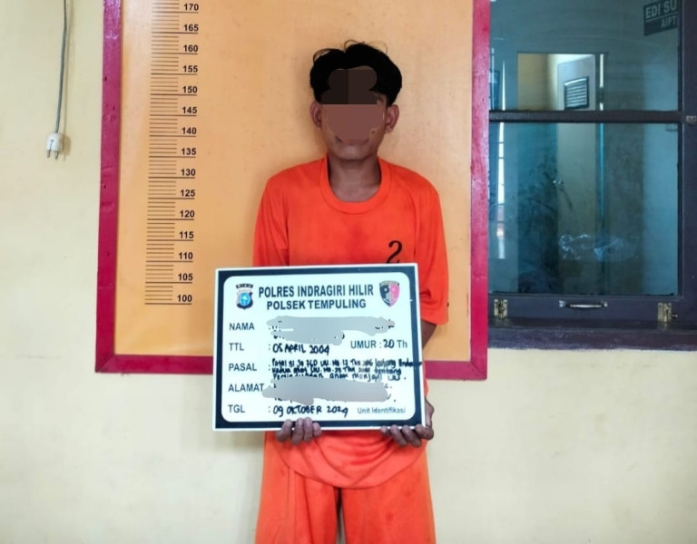 Polres Inhil Tangkap Pelaku Pencabulan Anak di Bawah Umur
