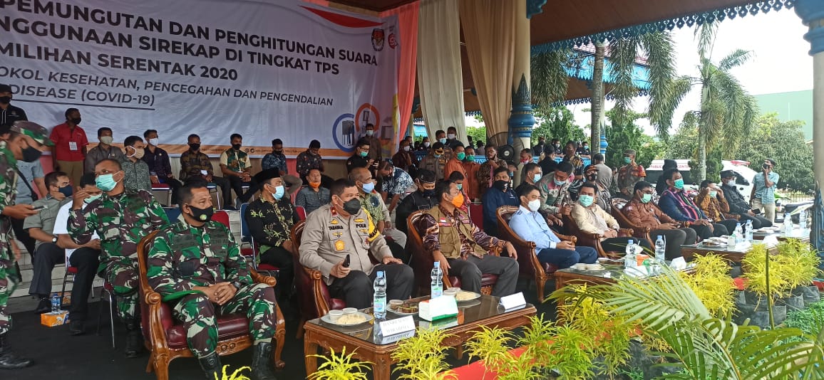 KPU Pelalawan Laksanakan Simulasi Pemungutan Suara