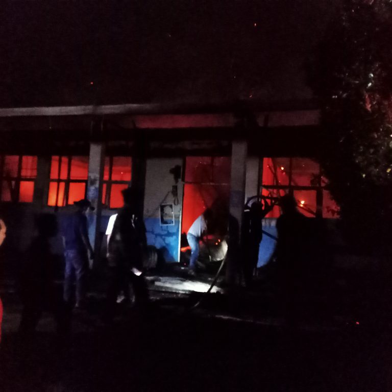 Ponpes Madinatul Munawaroh Pelalawan Terbakar