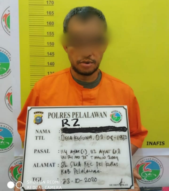 Polres Pelalawan Ringkus Pelaku Narkoba di Jalan Lintas Timur