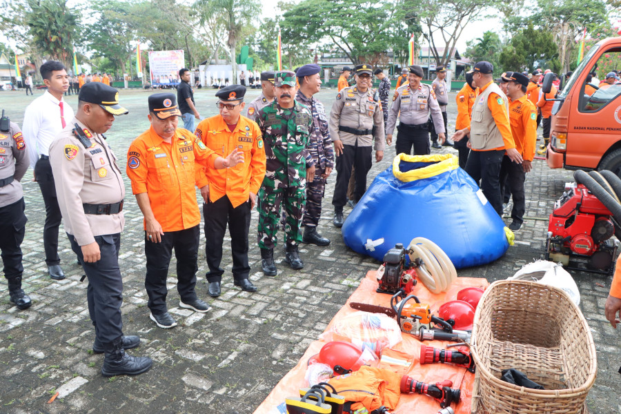 Polres & Pemda Kepulauan Meranti Gelar Apel Siaga Karhutla 2025