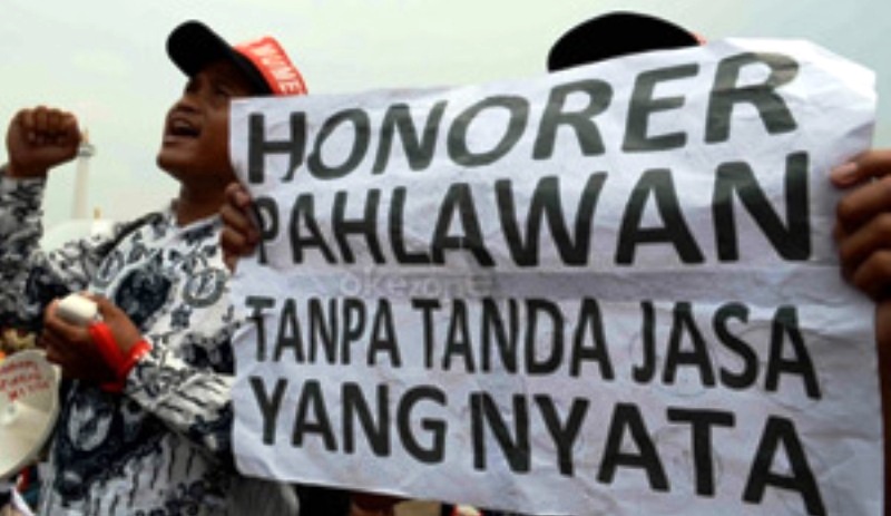 Tiga Bulan Guru Honorer di Pelalawan Belum Gajian