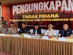 Press Rilis Polres Dumai Terkait Hasil Pengungkapan PMI Illegal