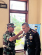 Kapten Inf Syuar Hendri Rayakan HUT Bhayangkara ke-78 di Polsek Bukit Kapur