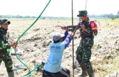 Hidupkan Asa dari Gemericik Air: Satgas TMMD 129 Kodim Bojonegoro Bangun Sumur Bor untuk Masa Depan Desa Kesongo