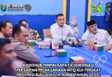 Kadishub Dumai Pimpin Rakor Persiapan Pelaksanaan MTQ Riau ke-42.