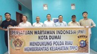 PWI Dumai Siap Bersinergi dengan Polda Riau dan Polres Berantas TPPO