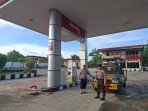 Polres Dumai dan Polsek Jajaran Melaksanakan Patroli Pastikan Seluruh SPBU Aman
