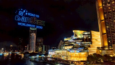 ICONSIAM Captivates the World with Historic Rainbow Drone and Fireworks Spectacular, Showcasing Thailand's Readiness to Host World Pride 2030