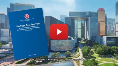 Hong Kong’s Chief Executive takes to the airwaves to discuss his strategic vision for development under the city’s First Five-Year Plan