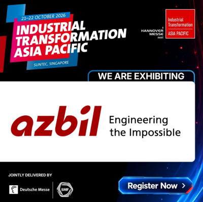 Azbil Akan Menampilkan Solusi Otomatisasi sebagai Mitra Platinum dalam Industrial Transformation ASIA-PACIFIC 2026