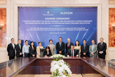 Vingroup And Alstom Sign Technology License Agreement To Develop Hanoi’s Next-Generation Urban Rail Network