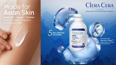 Guardian and Mannings launch Clera Cera, a dermatologist skincare range made for Asian skin