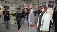 Pameran Art Media Amulet di Unisi Berlangsung Meriah