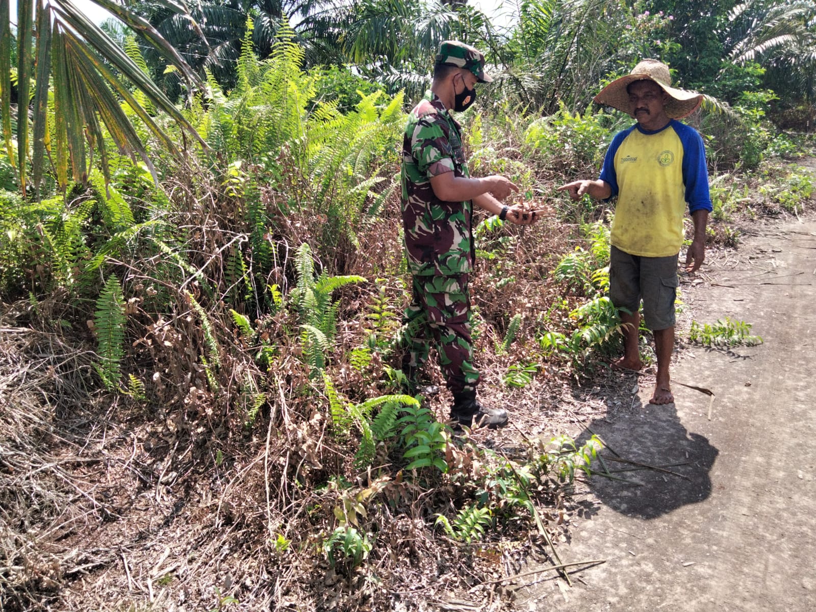 Pelaksanaan Kegiatan Pencegahan Karhutla Oleh Sertu Sugianto