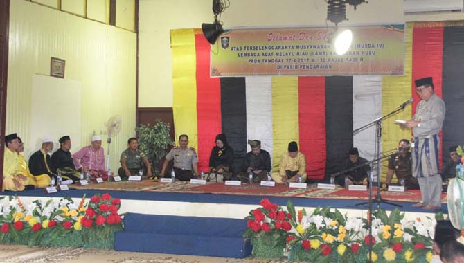 Musda IV LAMR Rohul Dihadiri Ketua DPRD Riau
