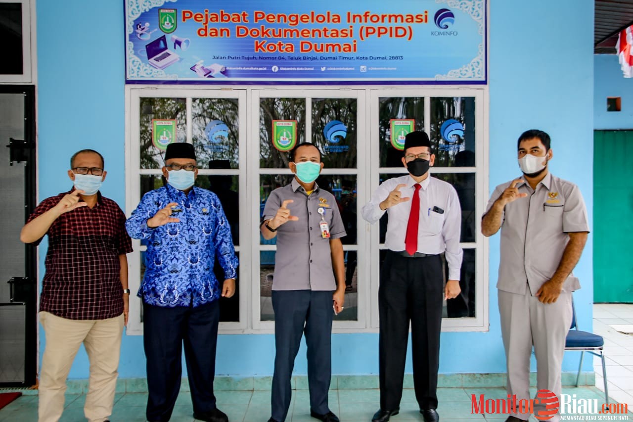 Komisi Informasi Riau Kunjungi PPID Utama Dumai