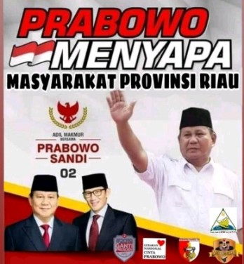 Prabowo Bakal ke Riau Pekan Depan