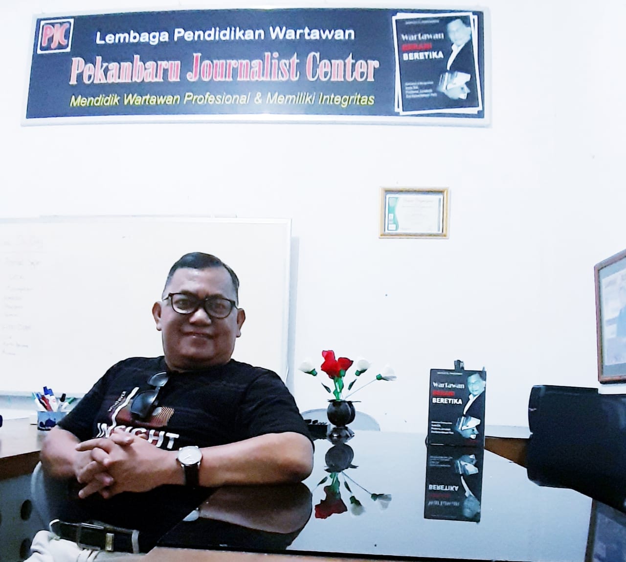 Drs. Wahyudi El.Panggabean, MH: Profesionalisme Wartawan  Diperoleh dari Belajar dan Berlatih