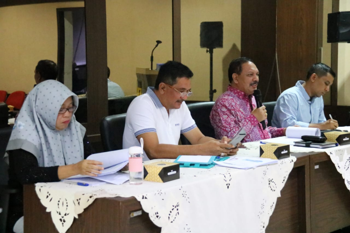 Bersama Kepala BPPWR, Sekda Inhil Bahas DED Peremajaan Jaringan Pipa PDAM TI