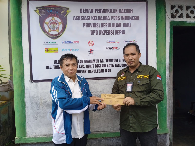 Ketua AKPERSI KEPRI ucapkan terimakasih Kepada Kesbangpol Kepri