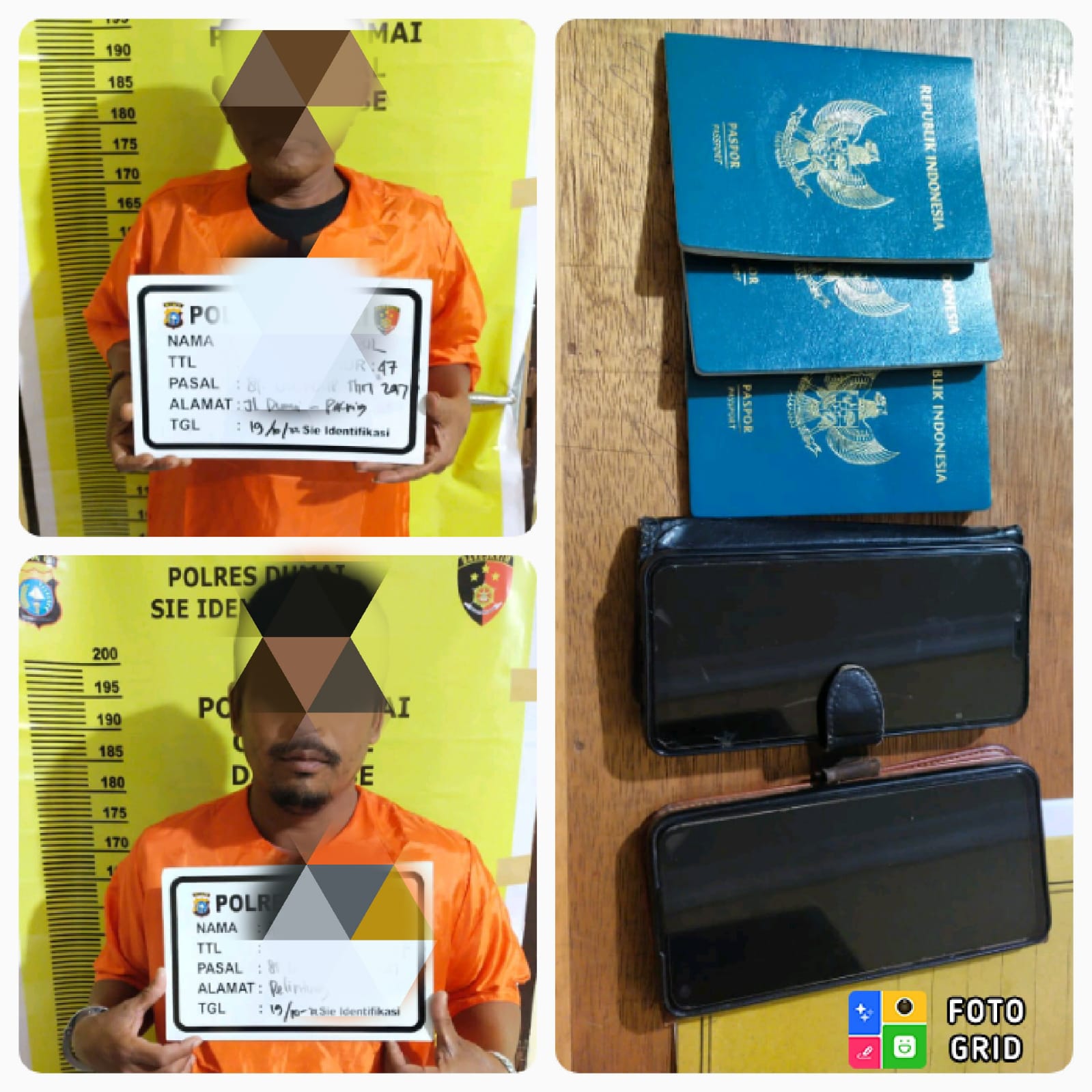 Polres Dumai Berhasil Mengungkap Dugaan PMI Tanpa Syarat