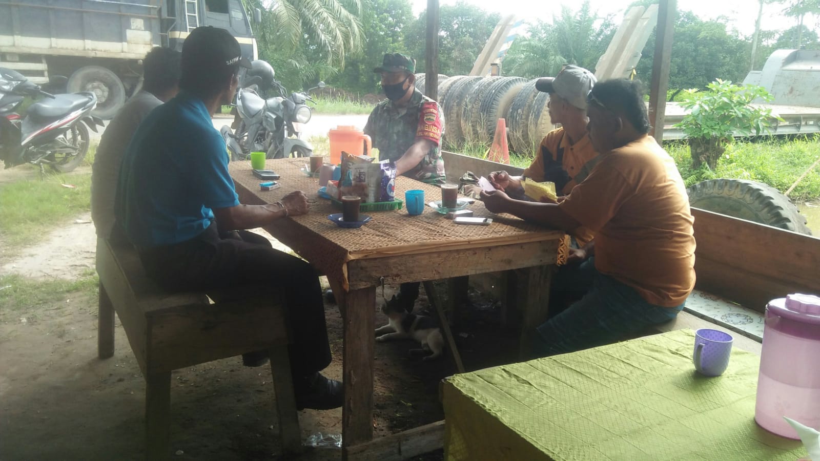 Babinsa Ajak Masyarakat Jaga Keamanan Wilayah