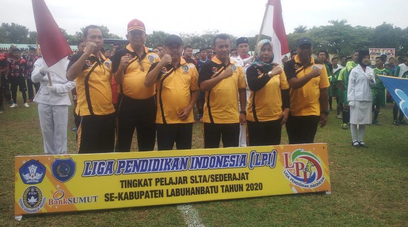 Ahmad Muflih Buka Liga Pendidikan Indonesia Tingkat SLTA/Sederajat se-Kabupaten Labuhanbatu