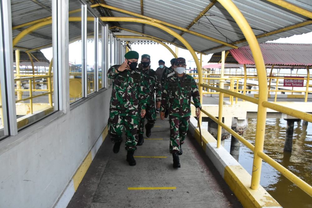 Danrem 031/WB Tinjau Kesiapan Pemulangan Migran Indonesia di Dumai