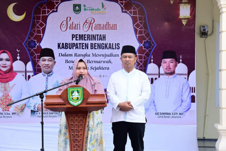 Safari Ramadhan di Bandar Laksamana, Bupati Kasmarni Jadikan Ramadhan Sebagai Penampaan Diri
