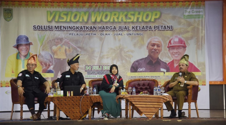 Hadirkan Prof Wisnu Gardjito, Sekda Inhil Jadi Moderator Seminar Vision Workshop