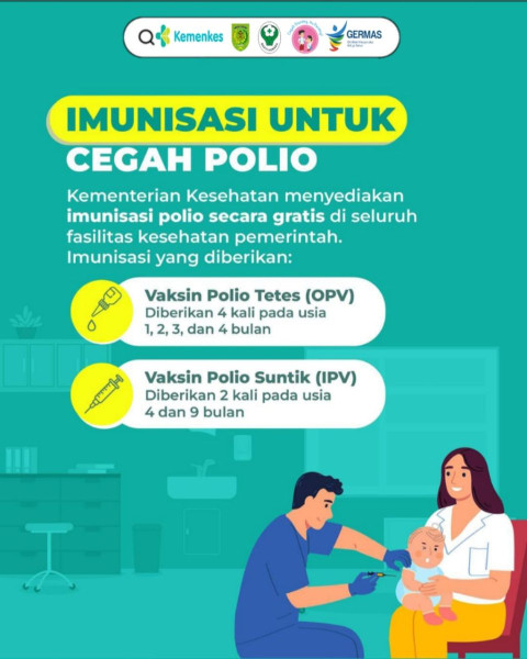 Tips Langkah Pencegahan Yang Perlu Dilakukan Masyarakat Atas Ancaman Polio Pada Anak