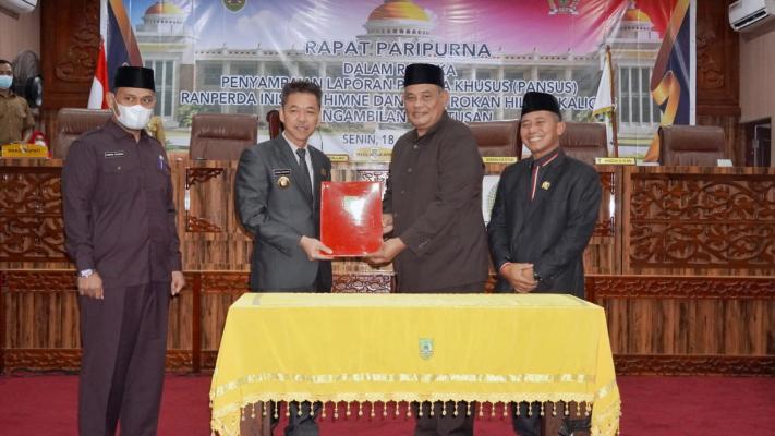 DPRD dan Pemkab Rohil Setuju Himne dan Mars Jadi Perda
