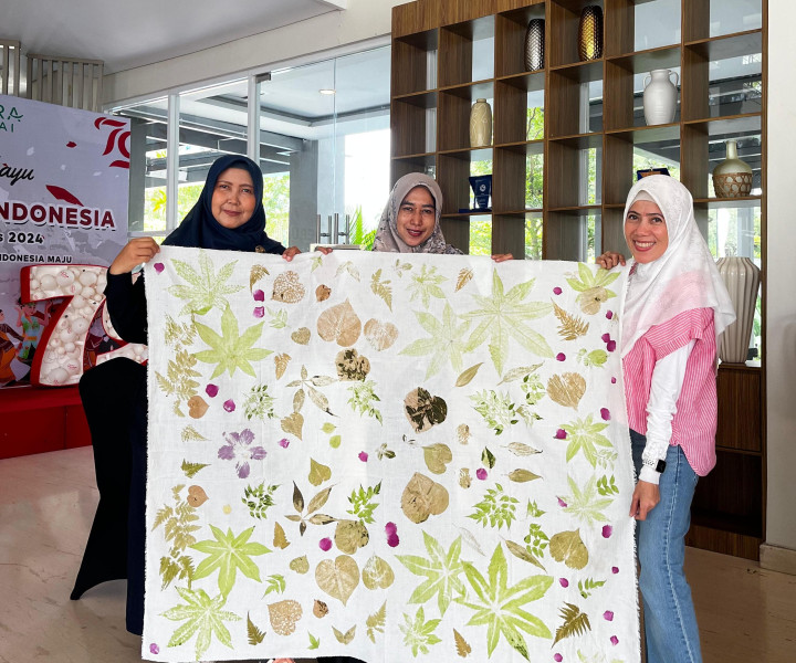 Patra Dumai Hotel Gandeng Pelaku UMKM, Promosikan Pesona Kerajinan Ecoprint