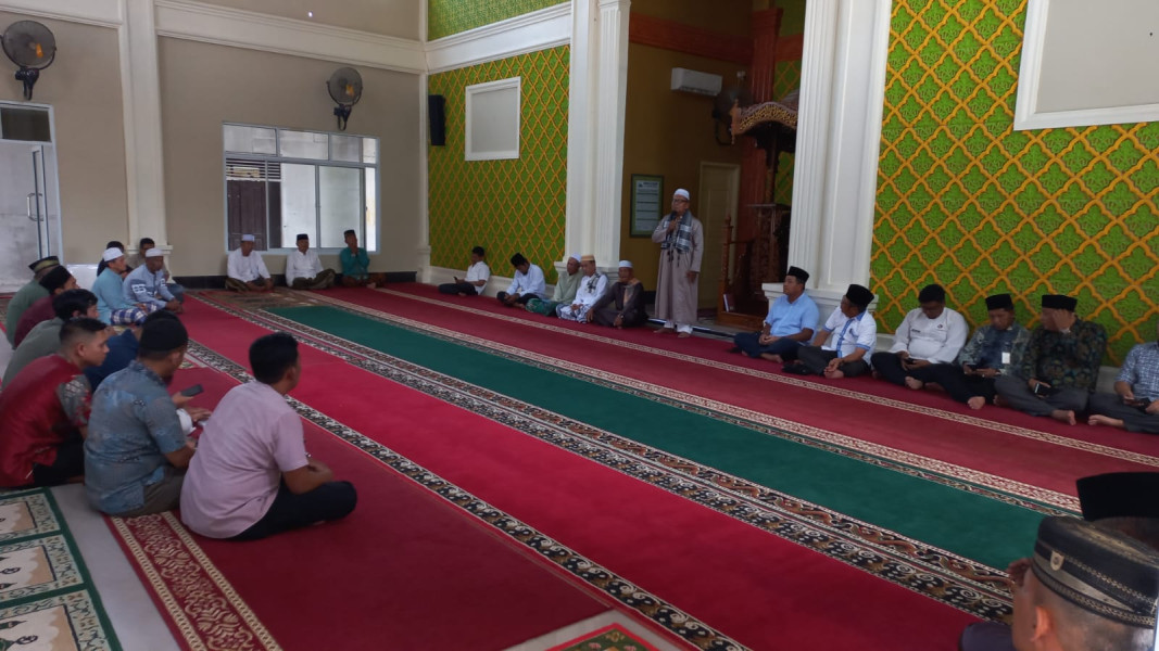 Serda Roni Sandra Hadiri Acara di Mesjid At Taubah