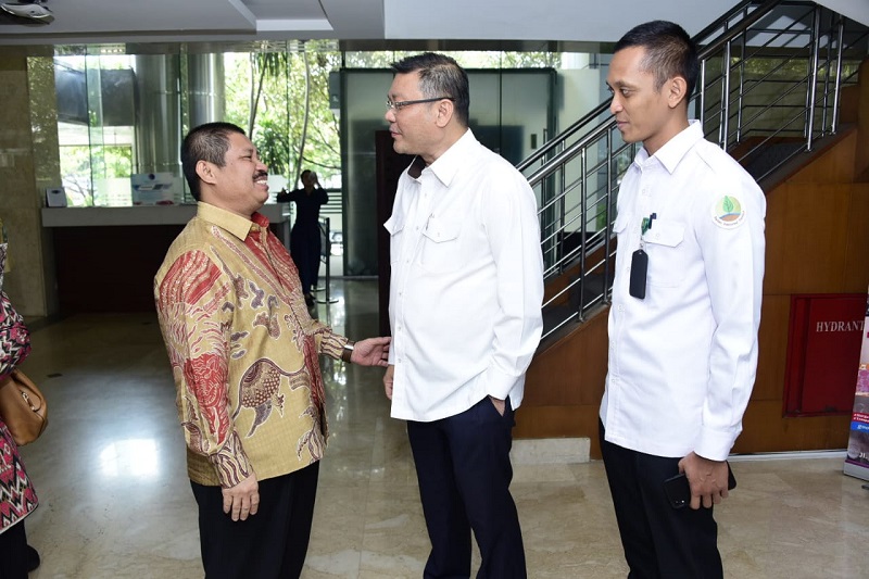 Amril Hadiri Rapat Lanjutan Pemulihan Kawasan Pesisir di Jakarta