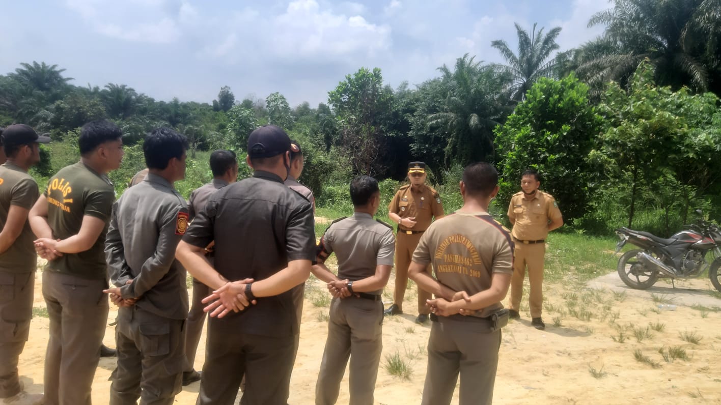 Anggota Satpol PP Kecamatan Bathin Solapan Lakukan Kegiatan Penyegaran