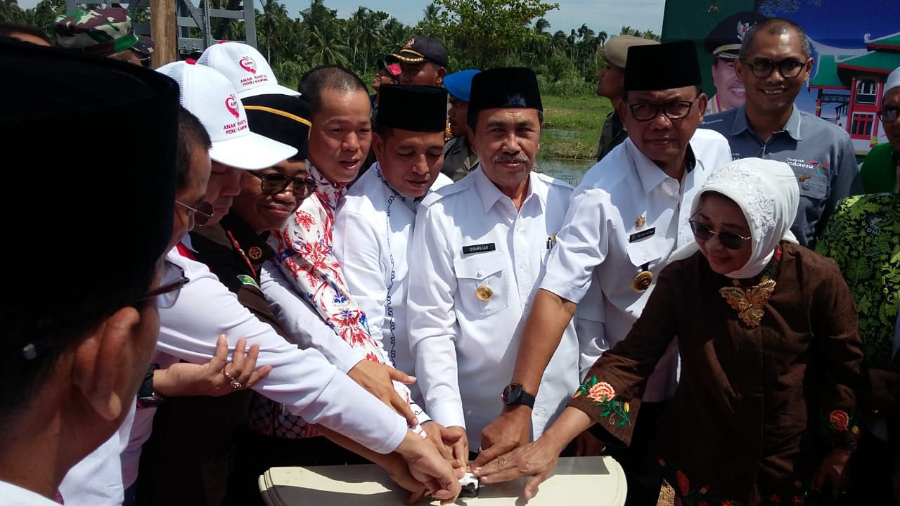 Gubri Resmikan Masjid Laksamana Cheng Ho Di Bagansiapiapi