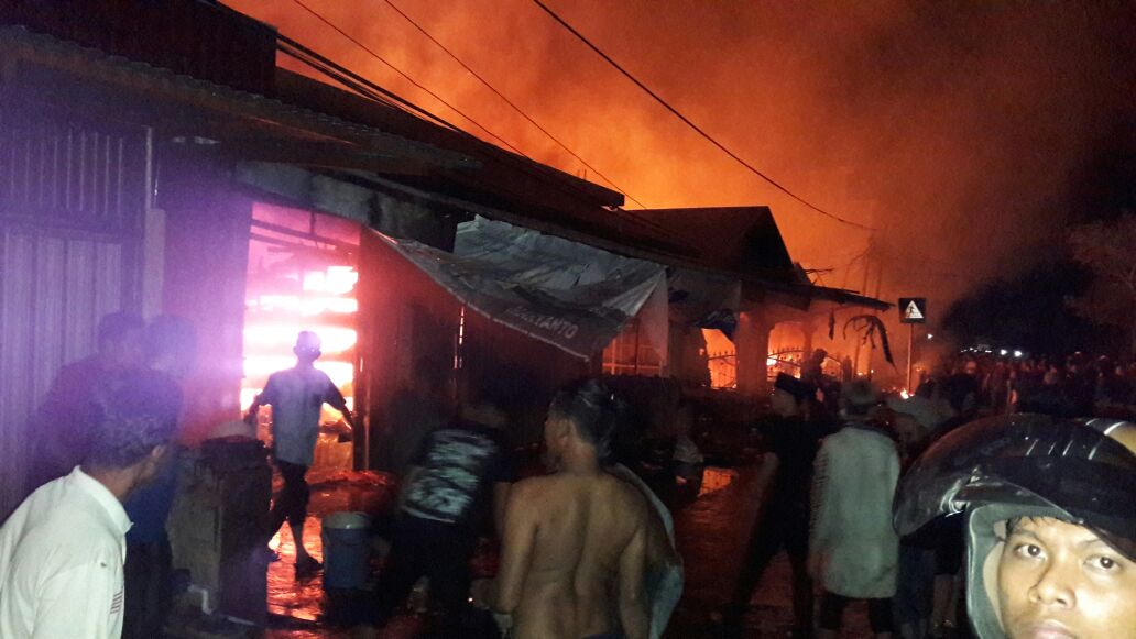 Ini Penyebab Kebakaran di Parit 9 Tembilahan Hulu