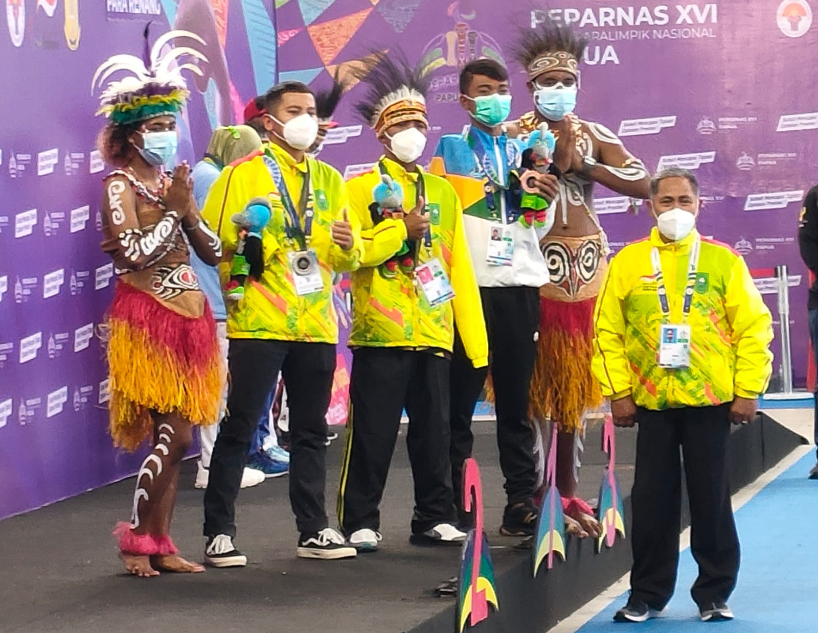 Andika Harumkan Nama Riau dengan Medali Emas di Peparnas XVI Papua