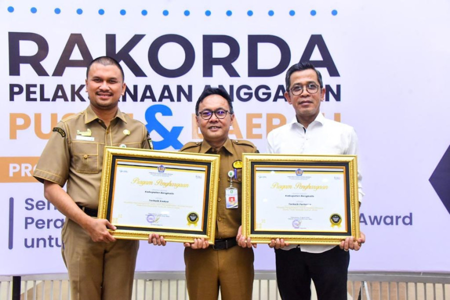 Pemkab Bengkalis Raih Terbaik Pertama Kategori KP-DAK Fisik