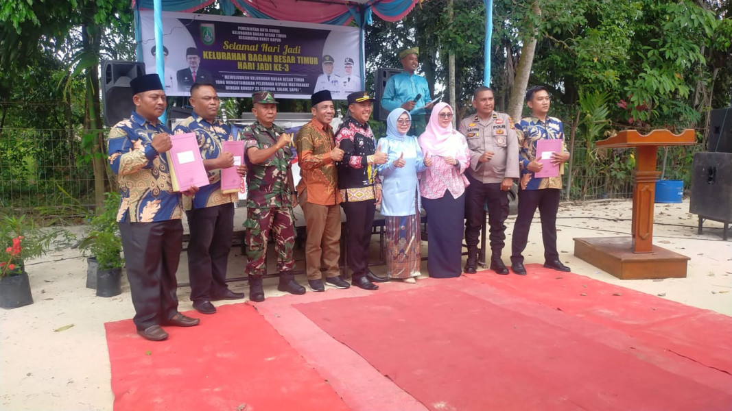 Danramil 02 BK Ucapkan Selamat Hari Jadi Kelurahan Bagan Besar Timur