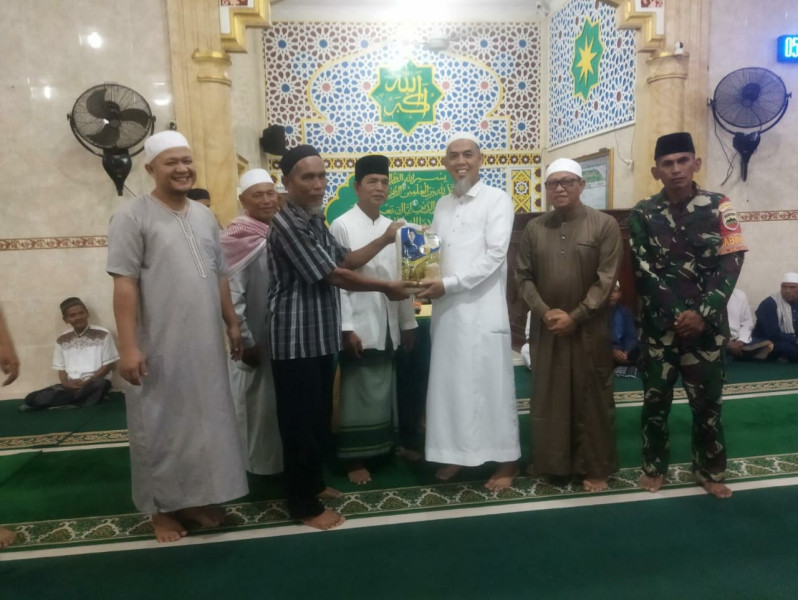 Sertu Nono Hadiri Safari Subuh Walikota Dumai