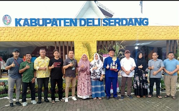 Kabupaten Deli Serdang Raij Juara Stand Terbaik Pameran HPN 2023